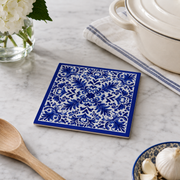 Blue Majolica Trivet