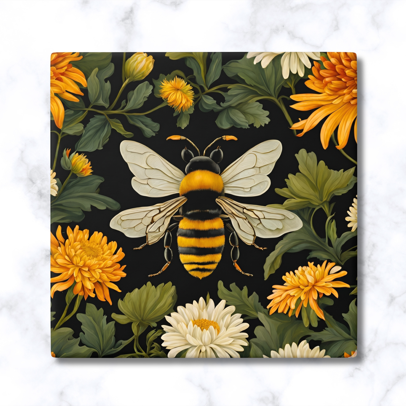 Morris Inspired Bee Trivet