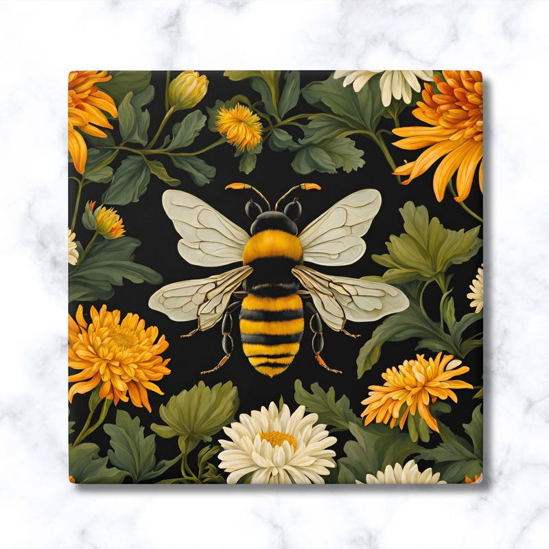 Morris Inspired Bee Trivet