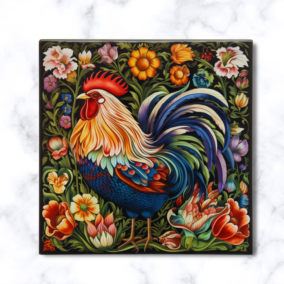 Italian Rooster Trivet
