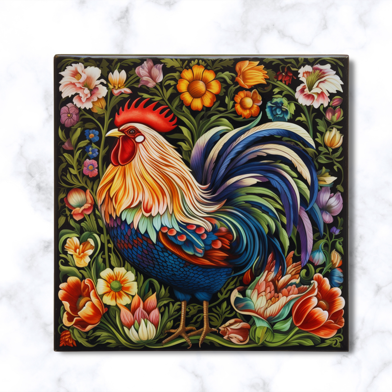 Italian Rooster Trivet