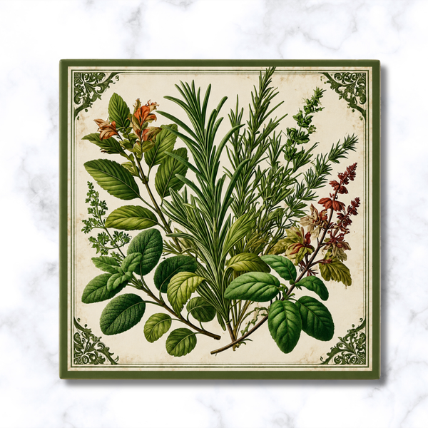 Vintage Herbs Trivet