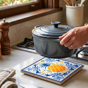 Pineapple Majolica Trivet